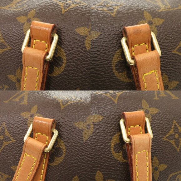 LOUIS VUITTON Brown Monogram Leather Papillon 26 Bag - Picture 10 of 11